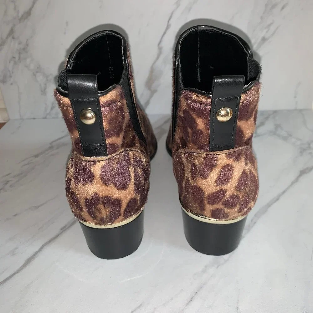 BRAND NEW NINE WEST Puss Print Boots Size 6 - Picture 3 of 6